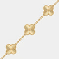 The Collective’s Gold On Gold Clover Bracelet