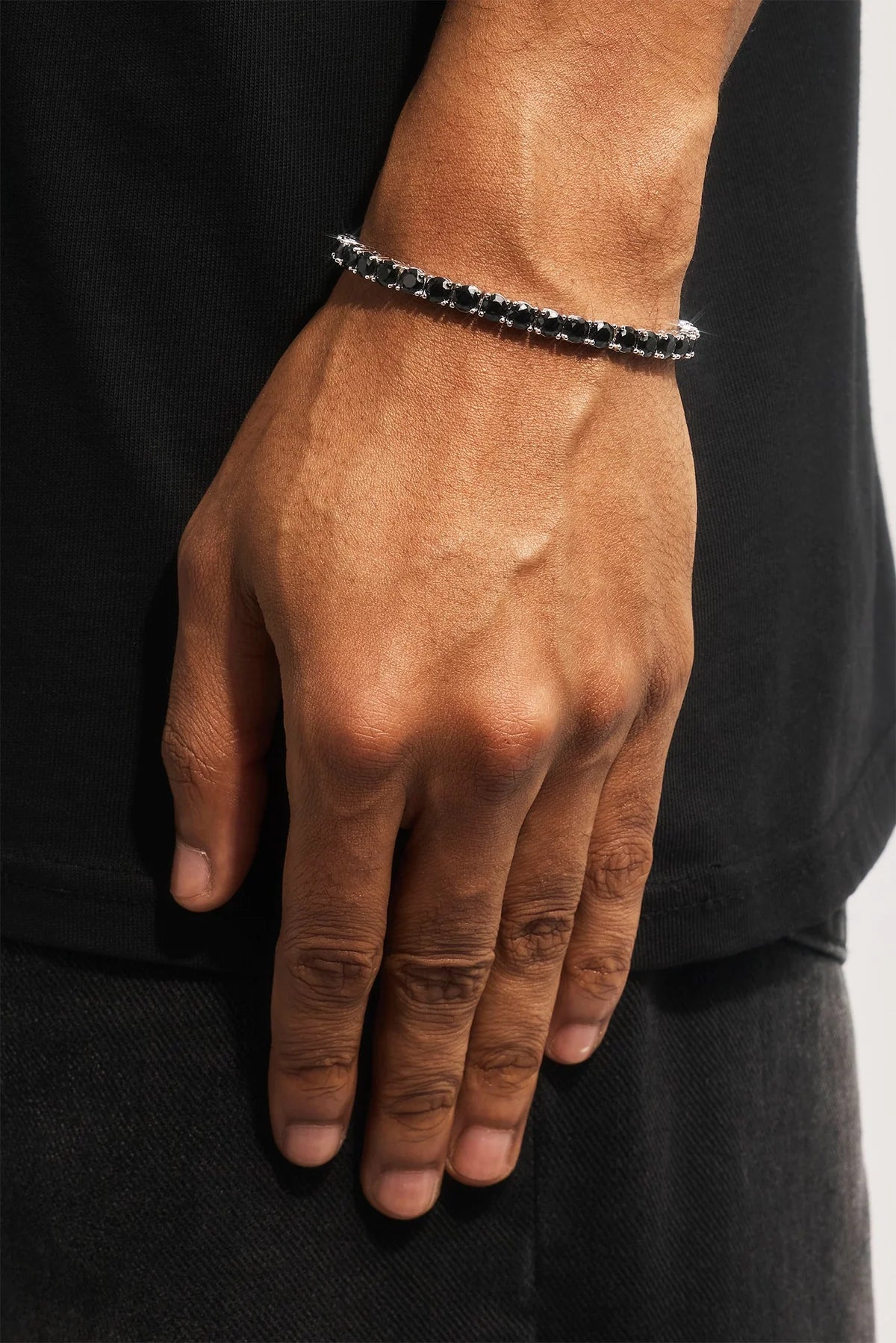The Collective’s 5mm Tennis Bracelet - Black Zirconia