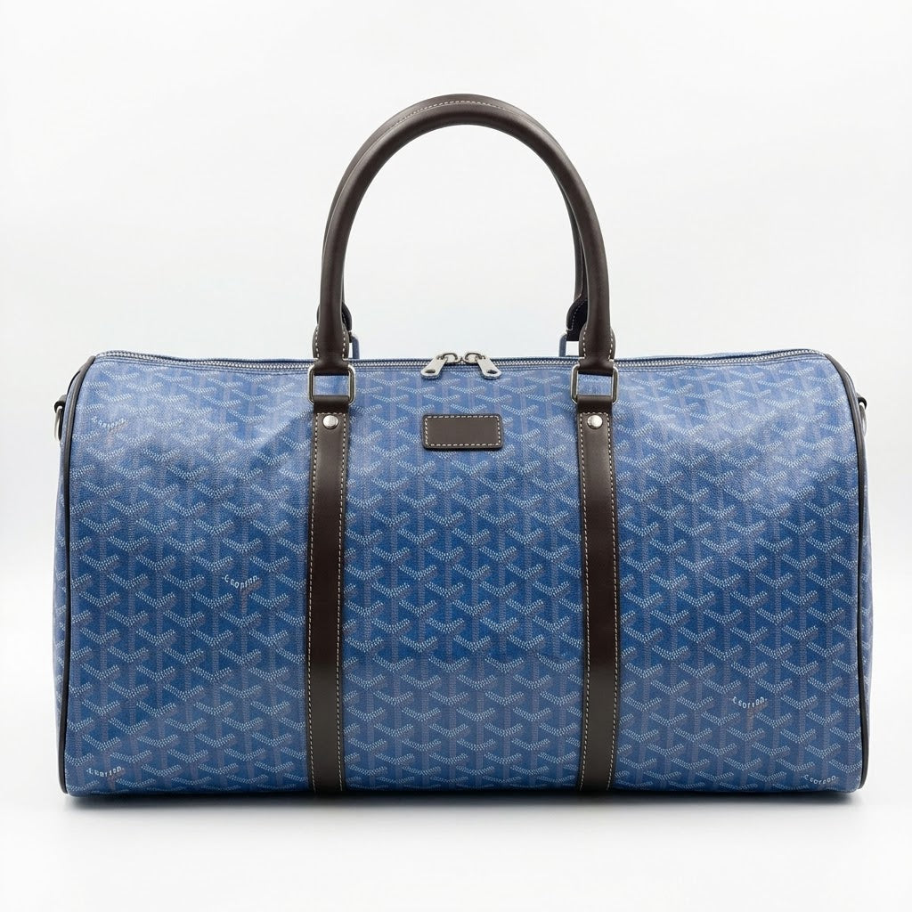 Goyard Croisière 45 Duffel Bag – Blue