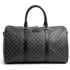 LV Damier Graphite Canvas Keepall Duffel – Charcoal