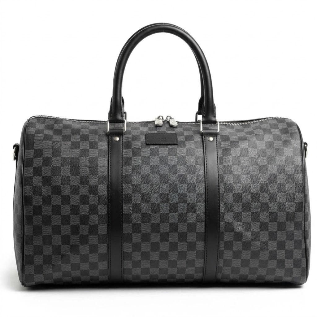 LV Damier Graphite Canvas Keepall Duffel – Charcoal