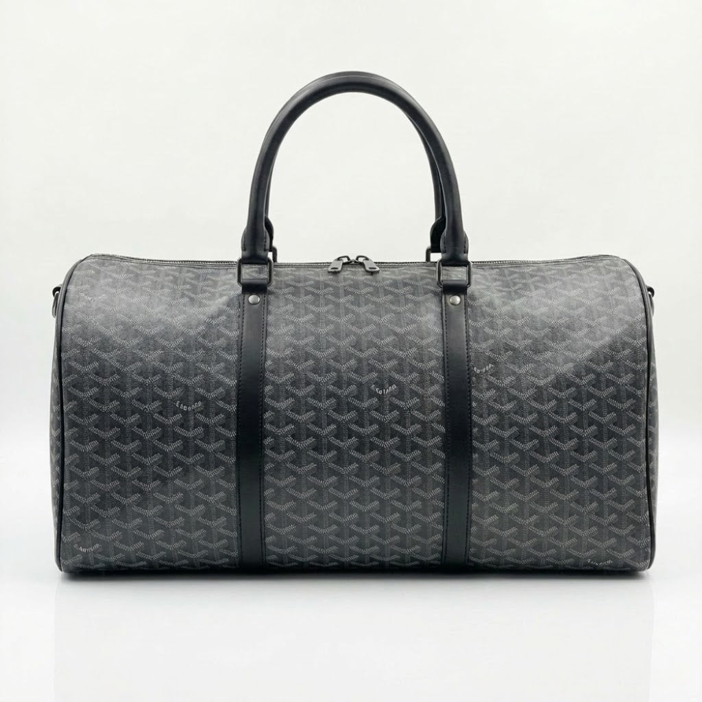 Goyard Monogram Boeing 55 Duffel Bag - Black